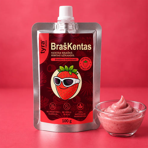 BrašKentas | Braškių skonio EnerGerietis | 100g