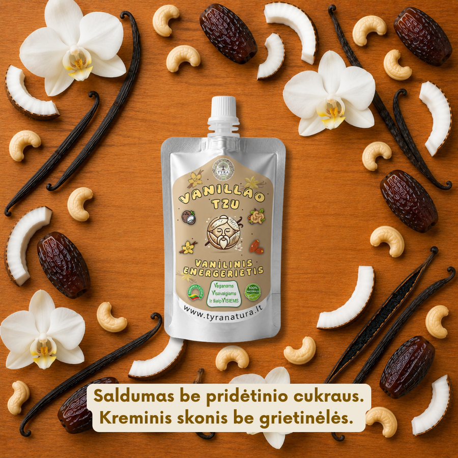 Vanillao Tzu | Vanilės skonio EnerGerietis | 100g