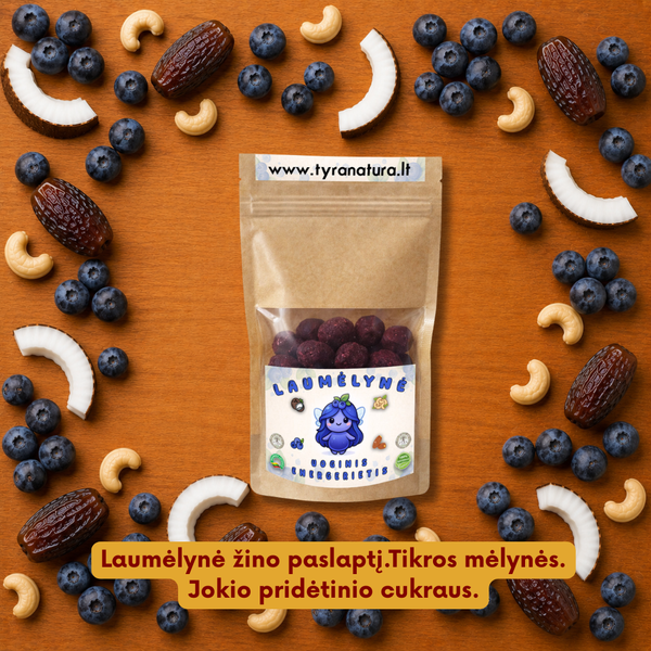 Laumėlynė | Mėlynių skonio Kietekas | 180g
