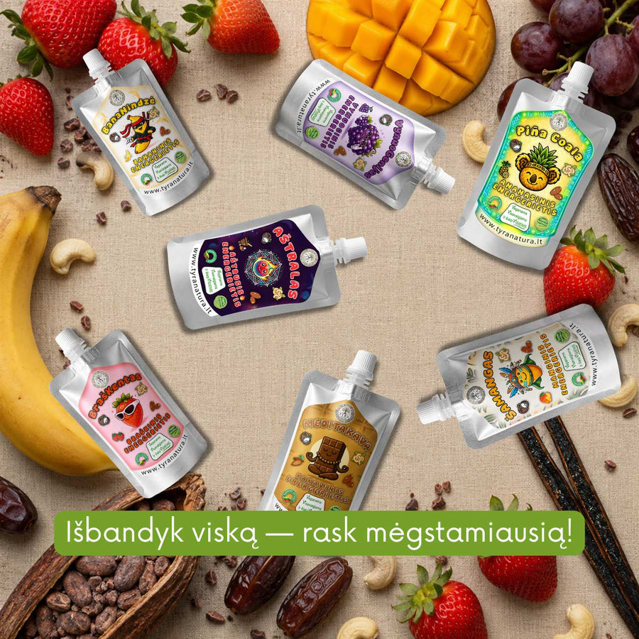 7x EnerGeriečių startinis paketas - išsirink savo mėgstamiausią!