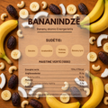 Bananindzė | Bananų skonio EnerGerietis | 100g