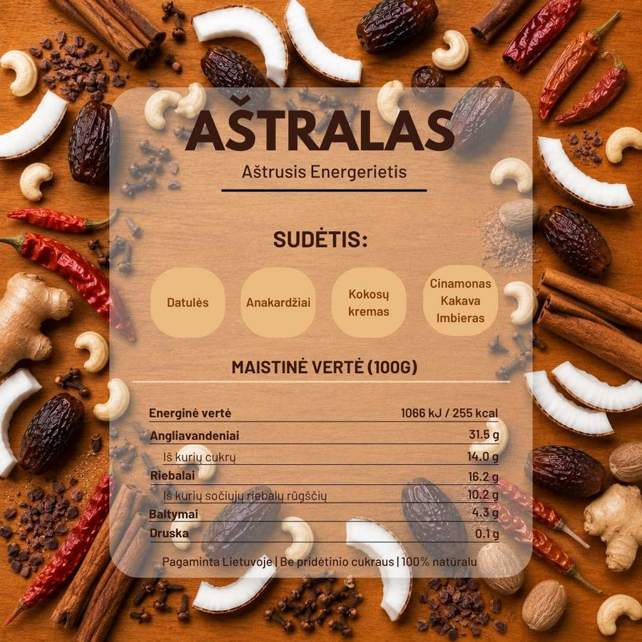 Aštralas |  Aštrusis EnerGerietis | 100g